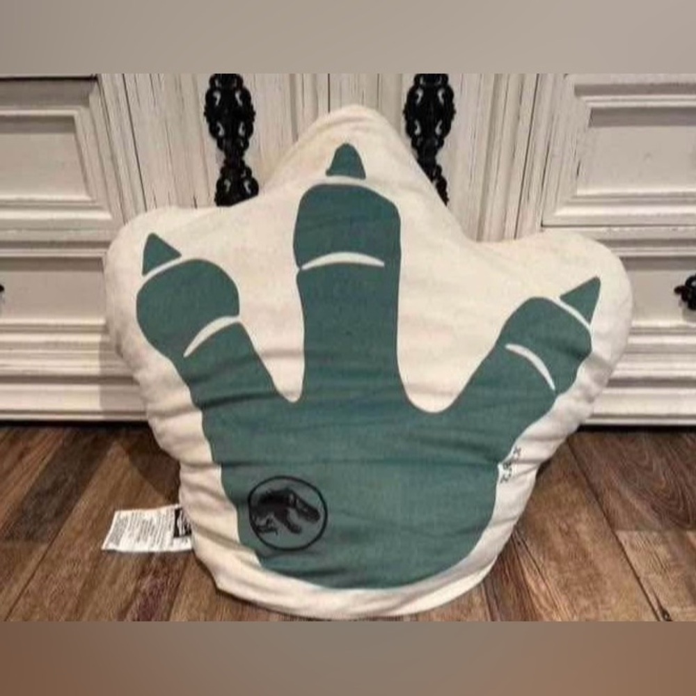 Jurassic World Large Dinosaur
Track Soft Plush Pillow